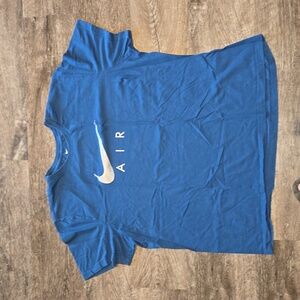 Nike T-Shirt, Size XXL, Blue/Silver